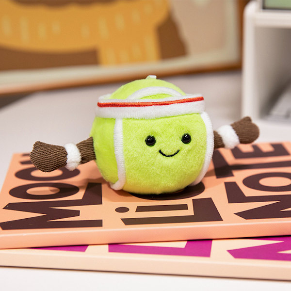 Jellycat pehmolelu sarja eläin kapybara pehmolelu nukke pehmolelu sammakko 9cm tennis ball