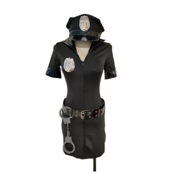 Sexig Polisuniform för Kvinnor Halloween Kostym K XL