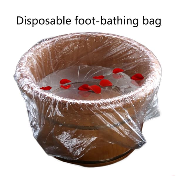 Engangs 90 stk. gennemsigtige fodbadforinger pedicure spa bad ba-FO-