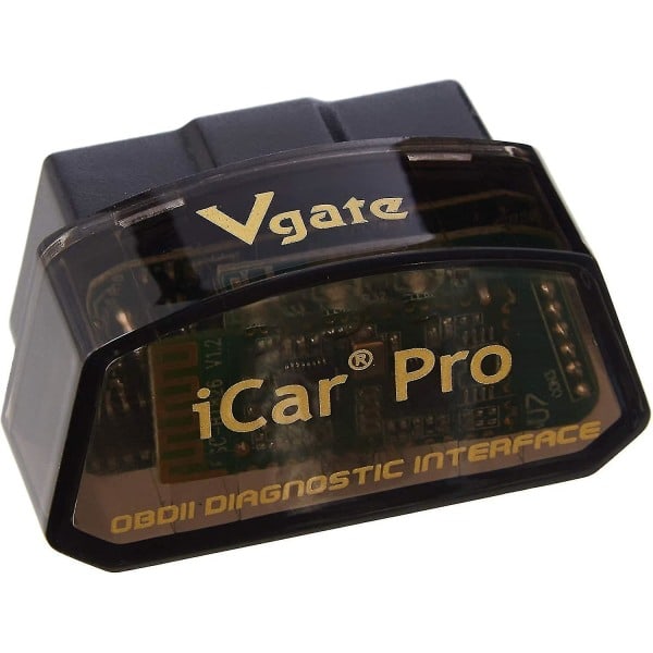 Icar Pro Ble 4.0 Obd2 Diagnostisk Verktøy Feilkodescanner Obdii-kompatibel Biladapter Kontroller Motorlys for Ios, Android og Windows