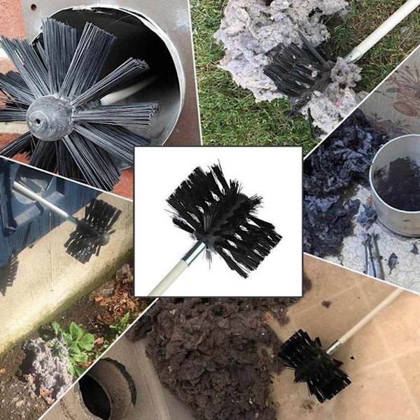 Skorstensbørste Tilbehør Skorstensrenser 1XBORSTHUVUD-PO- 1xBrush Head
