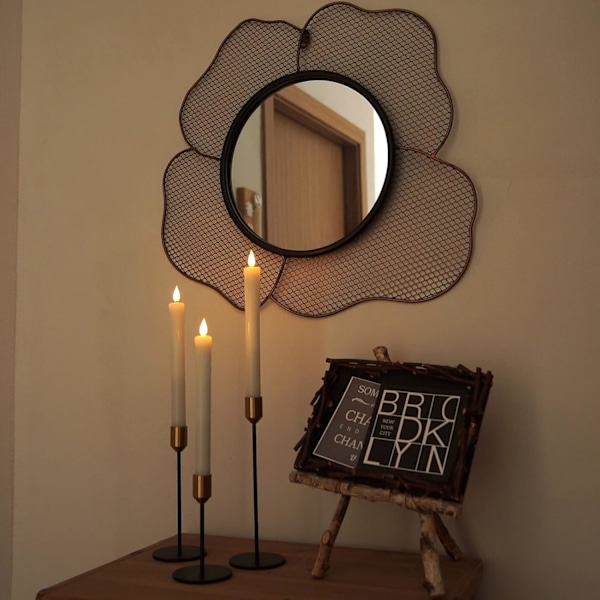 Ekte voks flammefrie LED-lys med timer, dryppfri batteri