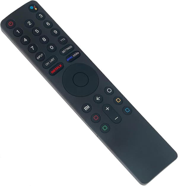 Bluetooth stemmefjernkontroll for Xiaomi Mi Android TV 4S, modell L55MS-5ASP-FO-