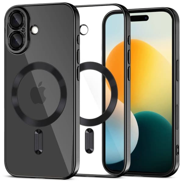Tech-Protect iPhone 17 Cover med MagSafe i skinnende sort