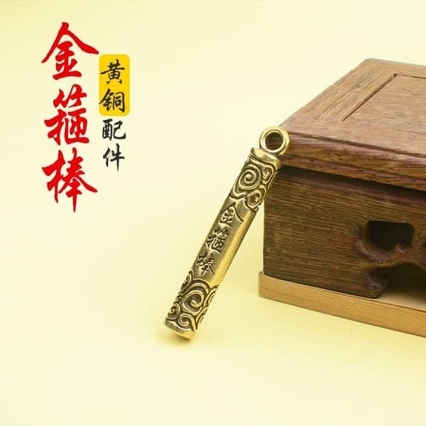 Sun Wukong Ruyi Golden Cudgel Hänge Herr Bilnyckelring Monkey King Monkey-FO-