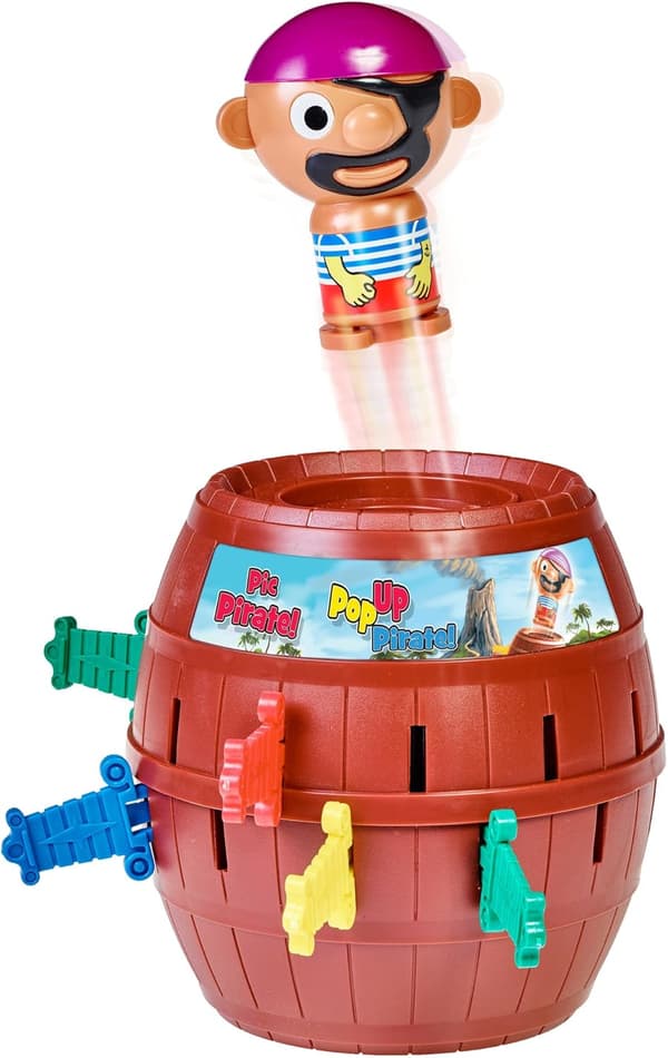 Pop Up Pirate Classic T7028 brætspil, engelsk version, fra 4 år-FO-