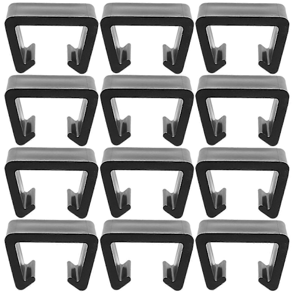 12 stk. Havemøbelclips Terrasse Møbelclips Udendørs Sofa Terrasse Møbel Sammenkoblingsclips-LP-