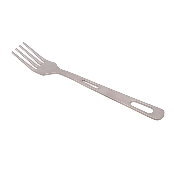 Titanium Bestik Udendørs Camping Service Bærbart Bestik til Vandreture og Picnic Gaffel-FO-