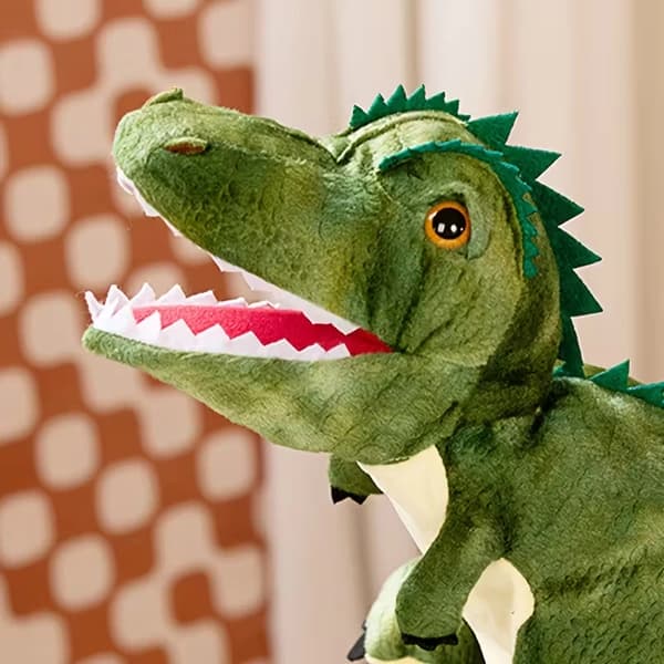 Dinosaur Hånddukke – Blødt Tøjdyr til Historiefortælling for Børn, Interaktiv Leg & Gave T-Rex