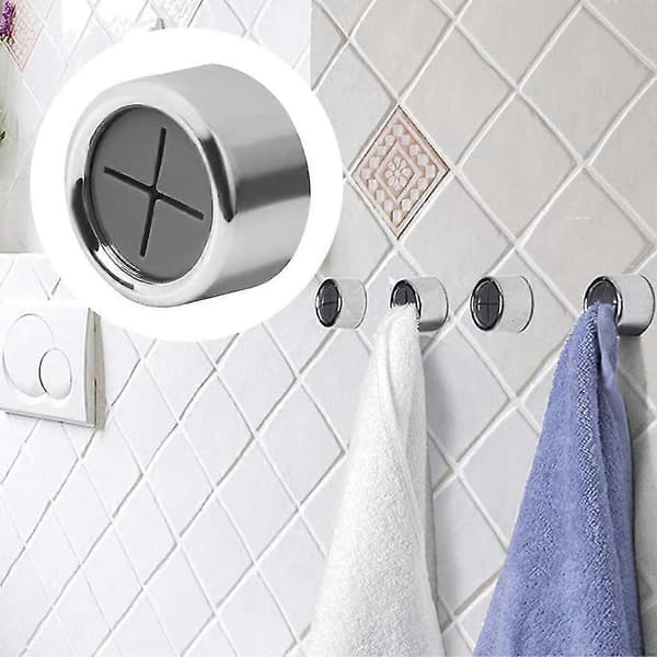 4 pyyheklipsin sarja Itsekiinnittyvät pyyheklipsit Ei porausta Pyyhetelineet Pidike 4cm (4kpl)-FO-