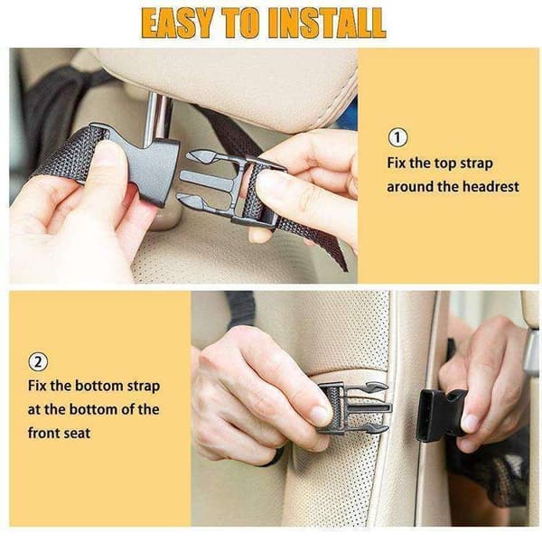 Oppbevaring til baksetet - Universell iPad-holder for bil --FO-