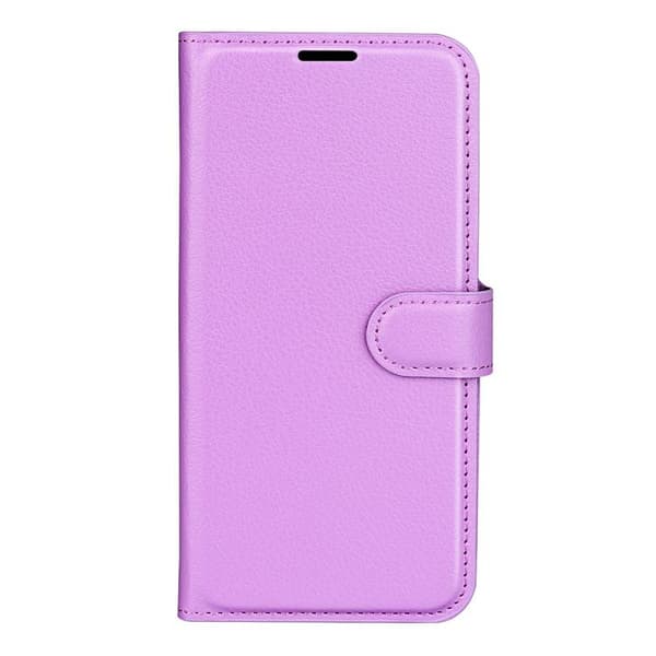 Samsung Galaxy A17 5G Litchi Texture Horizontal Flip Stand Case Purpur