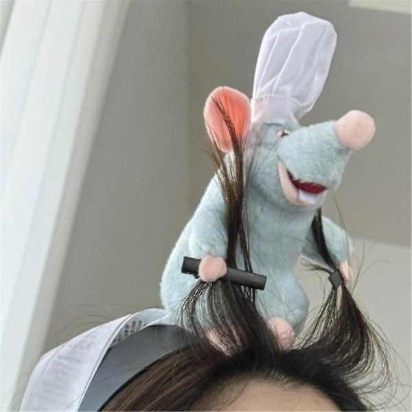 Disney Ratatouille Kokk Remy Rotte Mus Plysj Leke Hodebånd Halloween Cosplay Fest Rekvisitter Kvinner Jenter Jul Bursdagsgaver - SNNGV