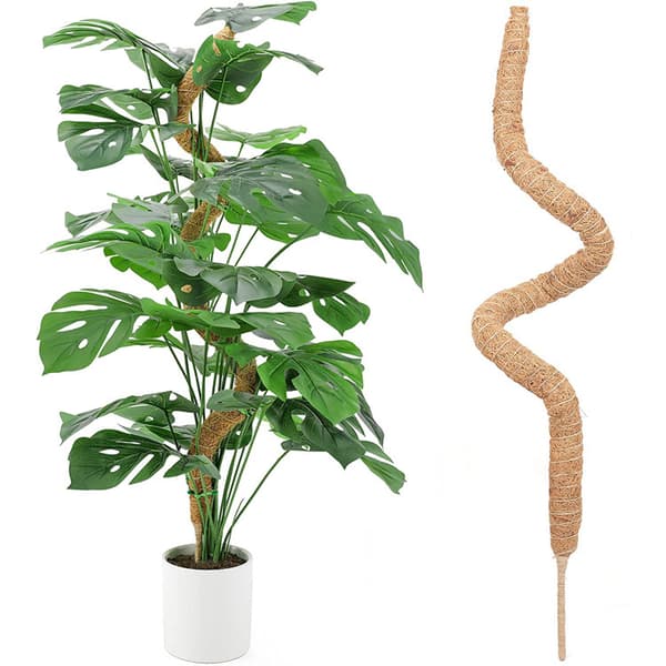 4 stk. Monstera mosstang til indendørs planter, bøjelig planteholder-FO-