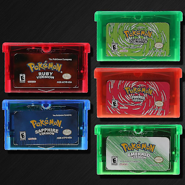 Fan Advance Gameboy Kassett Spelkort för Ndsl/gbc/för Gbm/för Gba/sp 5 Stilar-JAN-