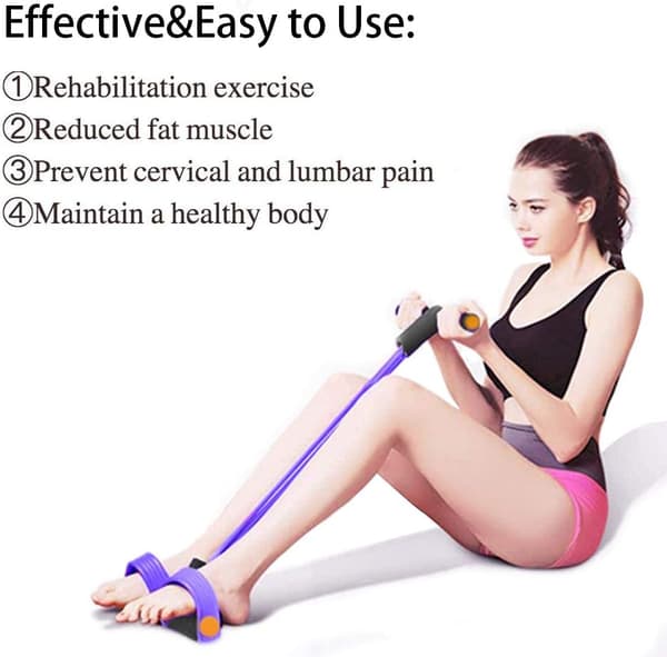 Motståndsbandset för hemmagym, multifunktionell tränings- och yogautrustning-FO-