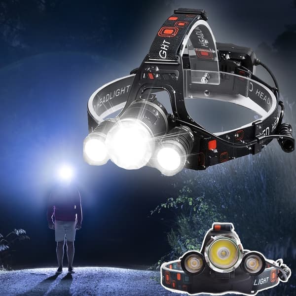 Professionel LED-pandelygte (5000 Lumen) - Multifunktionel og genopladelig-FO-