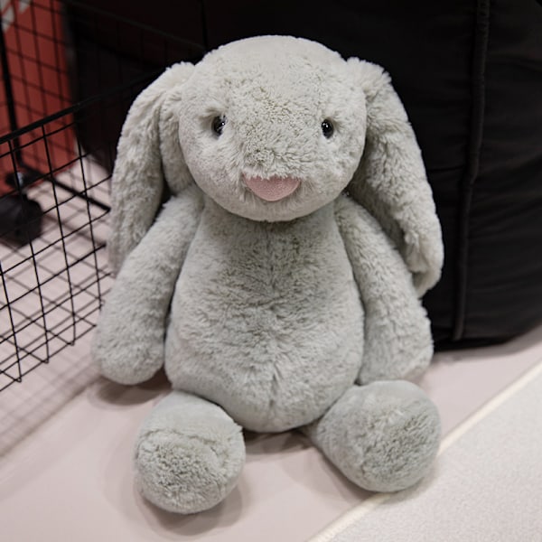 Jellycat pehmolelu sarja eläin kapybara pehmolelu nukke pehmolelu tukkumyynti 20cm Gray Rabbit
