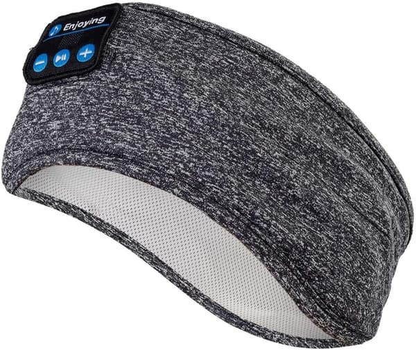 Sovhörlurar Bluetooth, trådlöst pannband-FO-