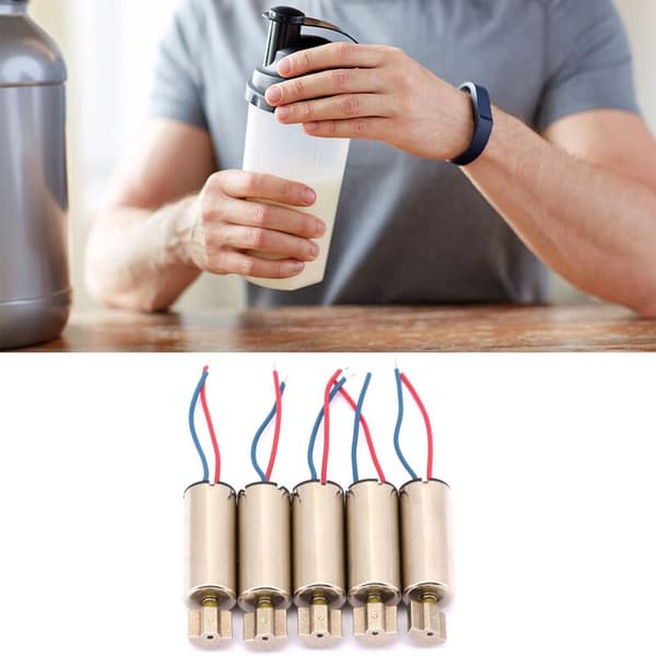 5 stk. 7500 omdr./min. stærk vibrations-mikro-kerneless vibrationsmotor til smart-armbånd og legetøj-FO-