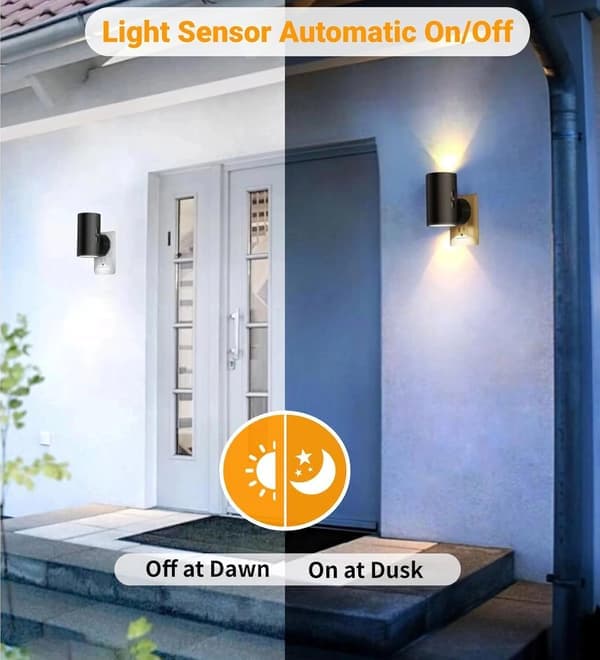 2-pack LED night light with plug - dusk sensor, adjustable 5-300 lm, warm white, dimmable for kitchen and hallway 2 pcs v-FO- 2pc white