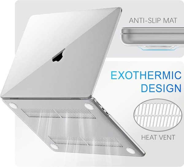 Case Compatible with MacBook Air 15 Inch M4 M3 M2 2025 2024 2023 Release A3241 A3114 A2941, Protective Hard Shell [A1]-FO-