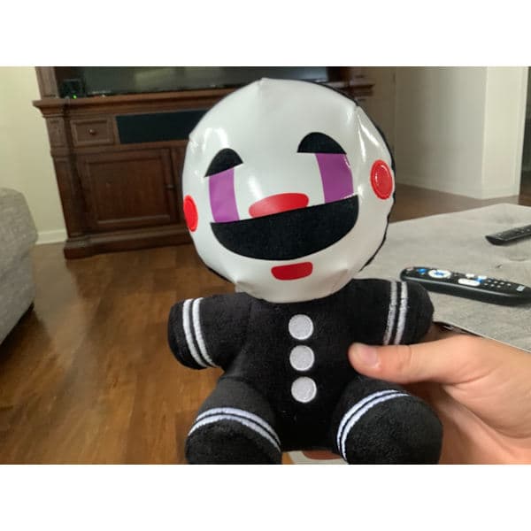 Five Nights at Freddy's Nightmare Marionette Pehmo, 15 cm, Musta-FO-