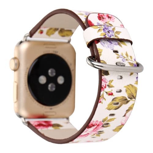 Blækmaleri Læderrem Armbånd Urrem Til Apple Wat-FO-