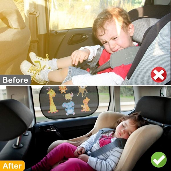 Aurinkosuoja autoon, Vauva, Aurinkosuoja autoon, Lapset, Sivulasi