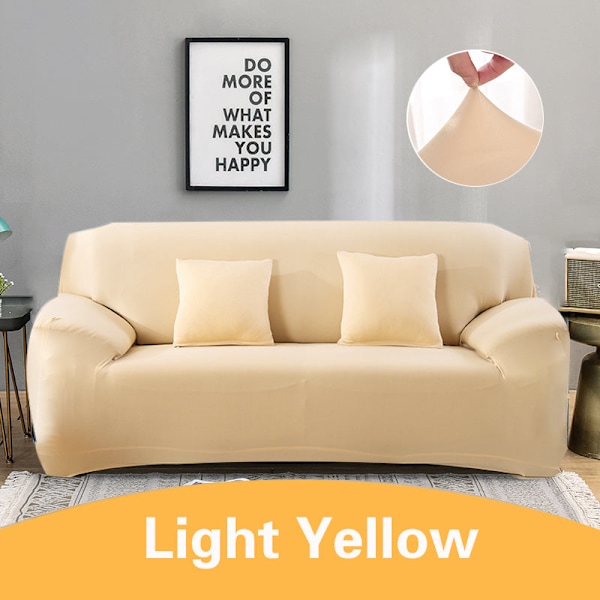 Elastisk Stretch Sofatrekk 1/2/3/4 Seter Trekk Sofabeskyttelse for Universelle Sofa Seksjonssofaer L-formede Trekk 015 15 Size-4(235-300cm)1pc