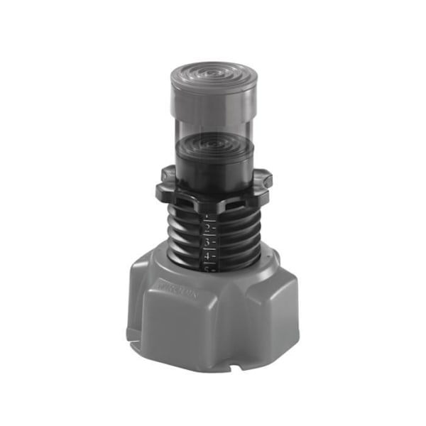 Sett med 6 føtter for Wirquin 30720239 dusjkar, svart-LP-