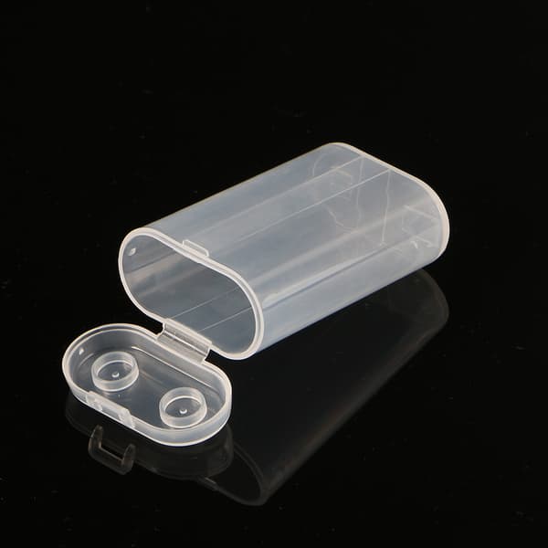 5 stk 2X18650 batteriholder for etui 18650 batterioppbevaringsboks oppladbart batteri plasthus DIY-tilbehør-FO-