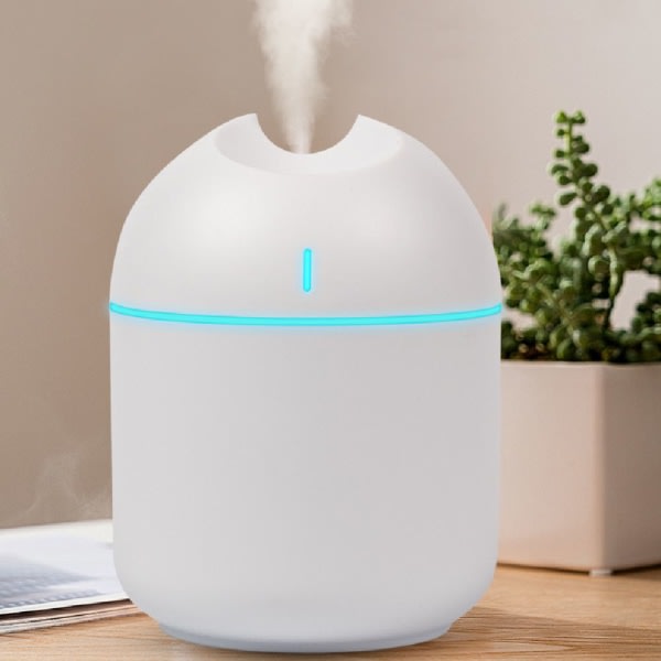 Luftfuktare Aroma Diffuser Luftrenare Vattenf?rs?rjning VIT vit