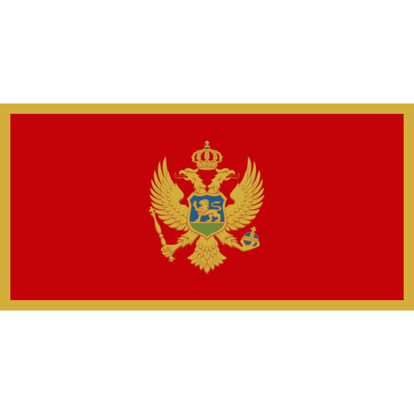 Montenegro flag Montenegro 100