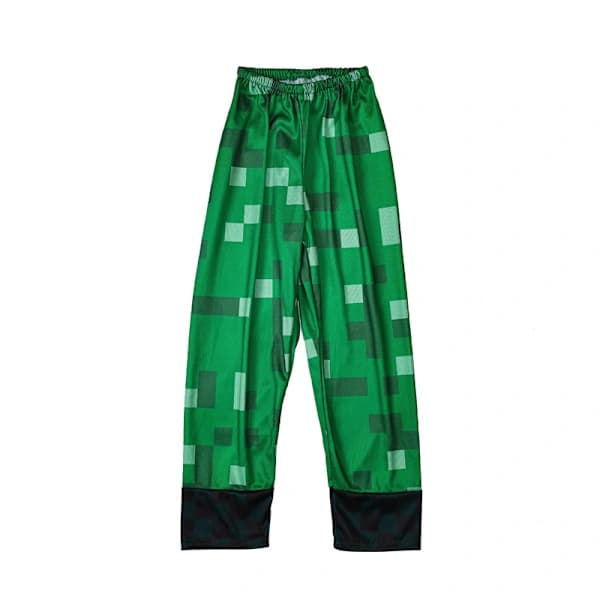 Minecraft Creeper Pixel-kostyme for gutter - Halloween-kostyme for barn