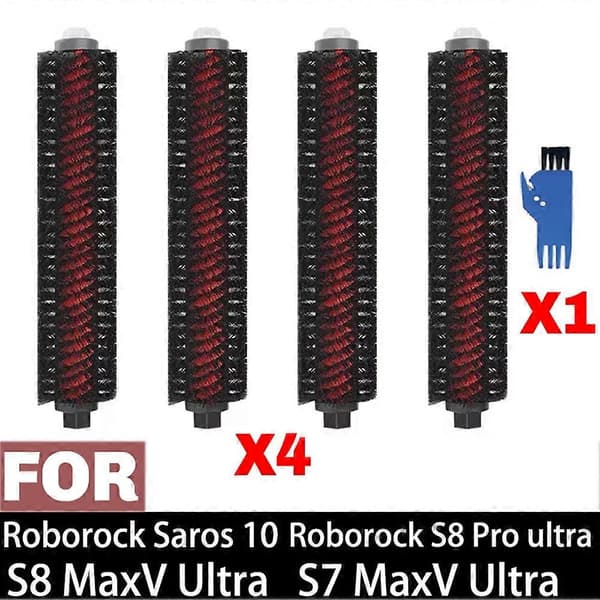High-speed self-cleaning roller brush accessory for Roborock Saros 10/S8 MaxV Ultra/S7 Pro Ultra/S8 Plus/S8+-FO-
