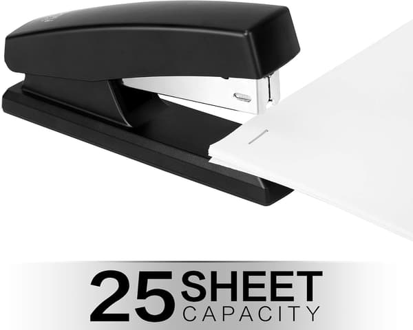 Stapler with 1000 staples, desktop stapler, 25 sheet capacity -FO-