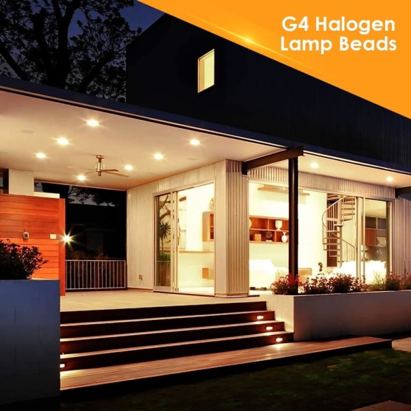 G4 Halogeenilamput 20W 12V - Lämmin valkoinen - 20 kpl 20W