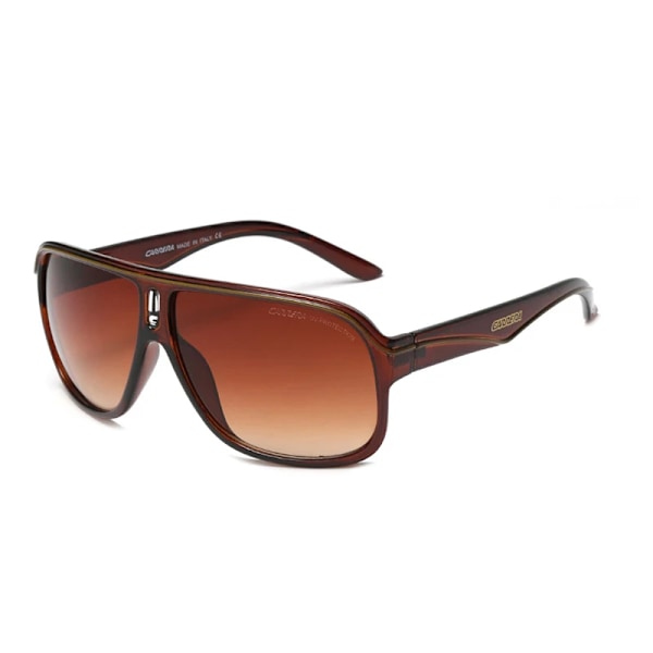 2023 Mærke Firkantede Solbriller Herre Vintage Retro Sports Køre Solbriller Oversize Farverige UV400 Udendørs Briller gafas de sol C3 Brow C3 Brown no packaging