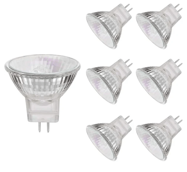 MR11 halogenpære, 20W 12V MR11 halogenpære, høj farvegengivelsesindeks, 6 stk-FO-