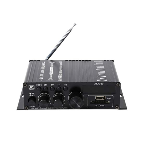 AK-380 Effektförstärkare 5.0 Trådlös Bluetooth Källmatchning-FO-