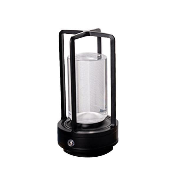 Trådløs bordlampe, 3 farver trinløs dæmpning LED-bordlampe med touchsensorBY{YDE}-FO-