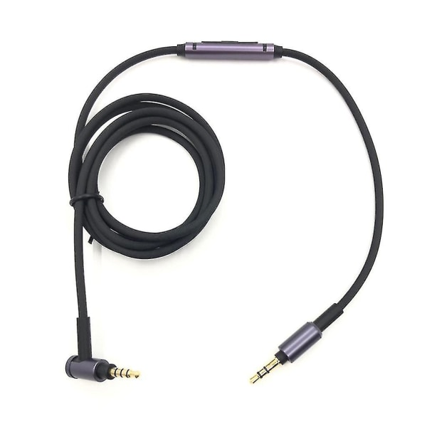 Kabelbyte Aux-lydkabel for Sony Mdr-1a Mdr-1abt Mdr-1adac Mdr-1am2 {DB Black Black With microphone