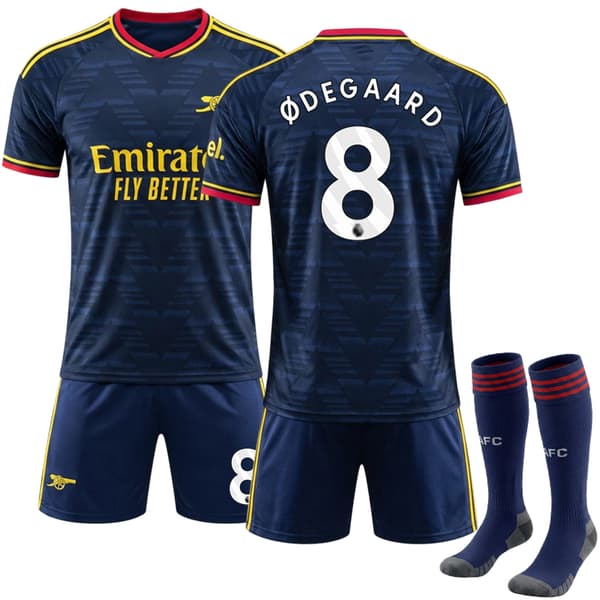 2026-2027 Arsenal Udebanetrøje Børn Voksen Fodboldtrøje Nr. 8 Ødegaard Nr. 8 Ødegaard-FO- No. 8 Ødegaard 28