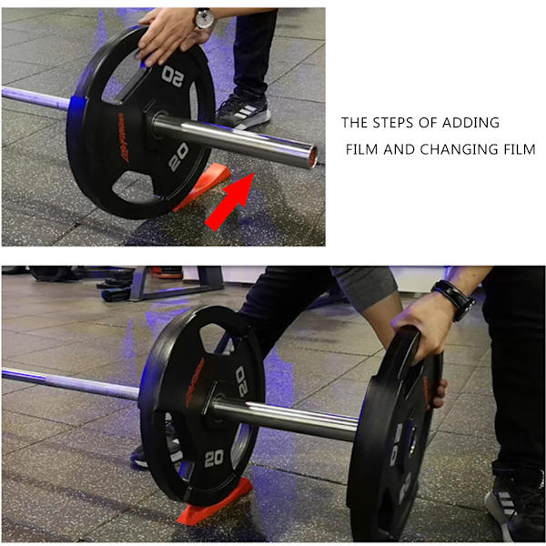 Barbell Alternativ Kile, Sikker Læsning og Aflæsning af Vægte, Flere Farver-PO- Red 0.2