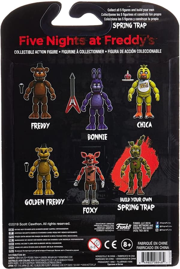Ledd actionfigur: Five Nights at Freddy's - Foxy 8848-FO-
