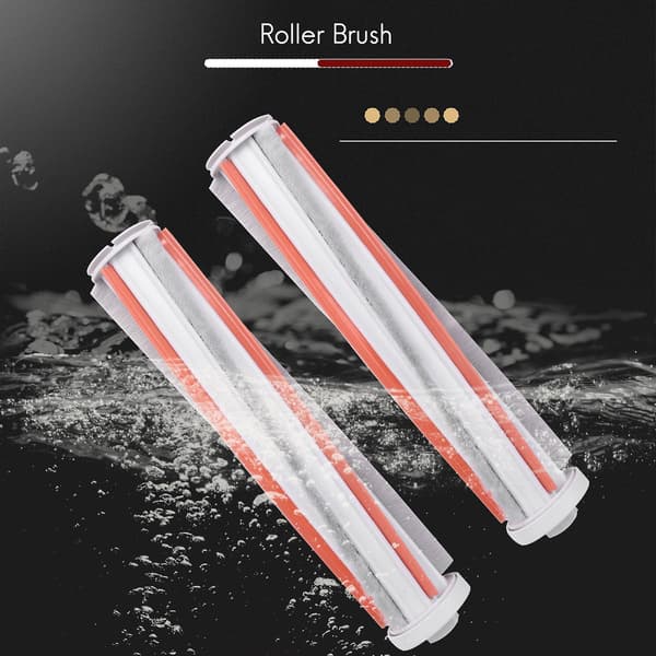 2-pack rullborste för Xiao Roidmi F8 F8e Nex X20 kolfiber-FO-