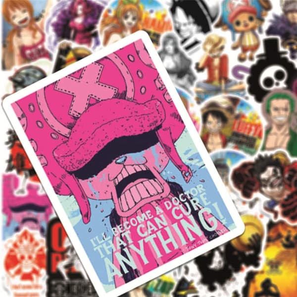 100 One Piece-klistremerker-FO-