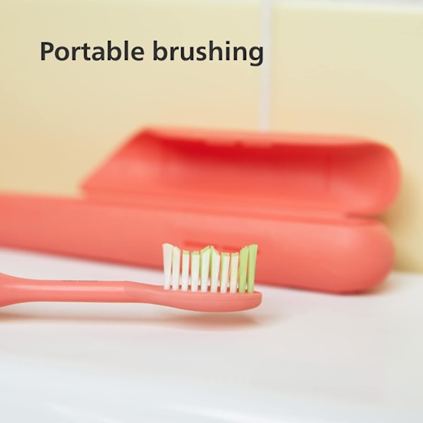 Philips One Batteridrevet Tandbørste - Elektrisk Tandbørste i Miami Coral (Model HY1100/01)