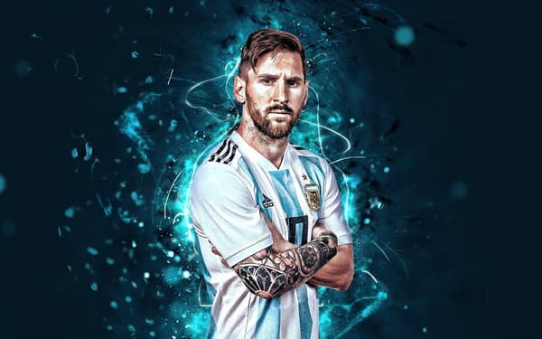 Messi Plakat Størrelse 50×70 CM-FO-